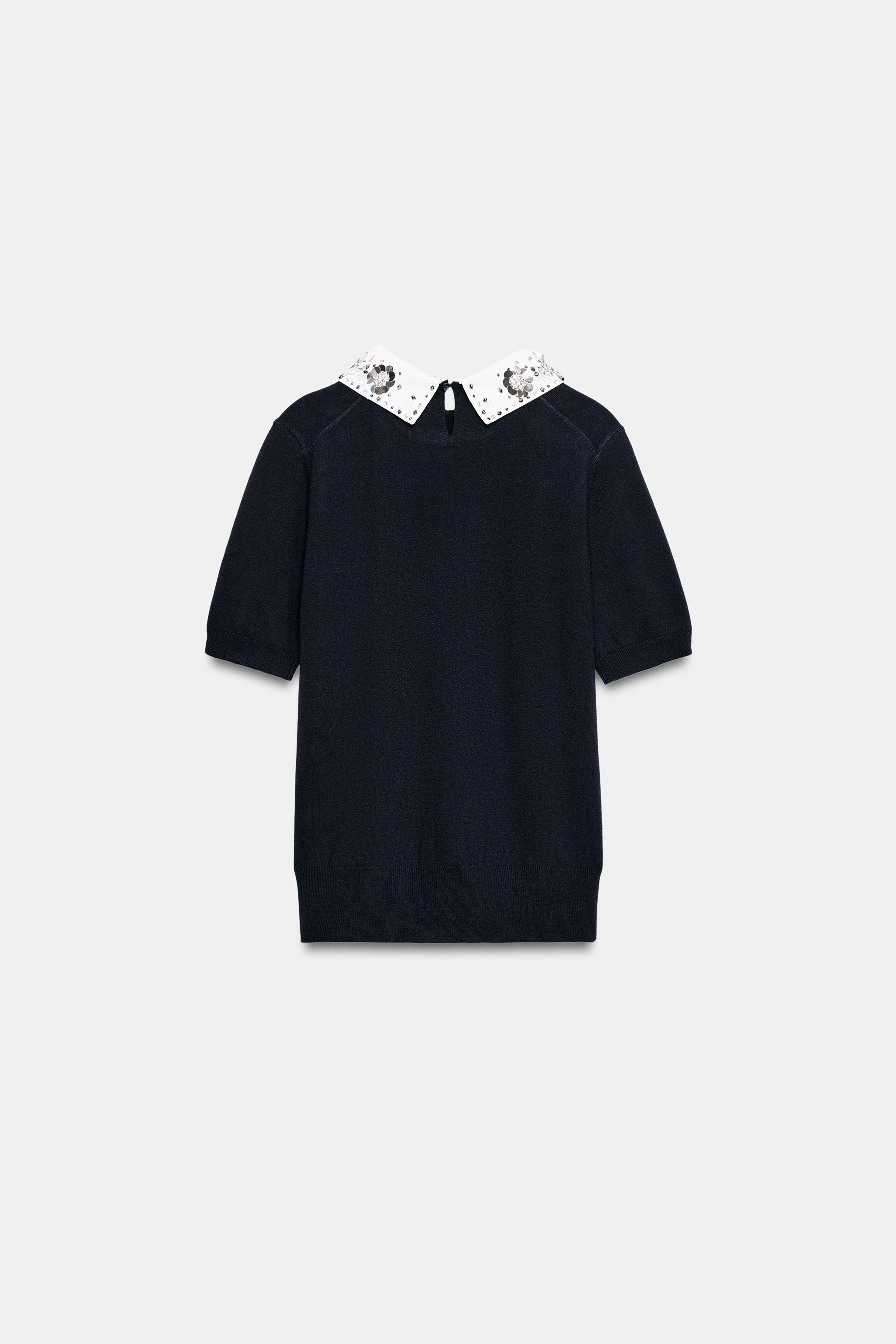 PULL EN MAILLE À FANTAISIE BIJOU